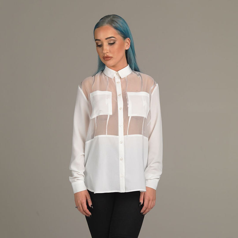 JAYCEE WHITE SHIRT - CT010